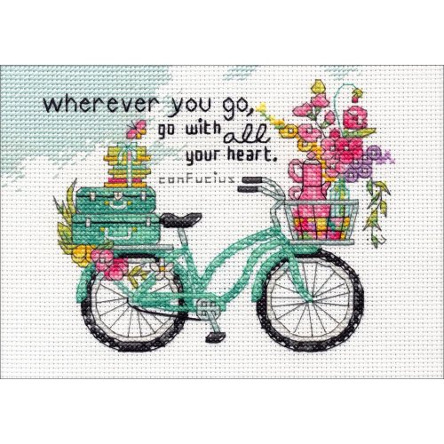 (image for) Wherever You Go Counted Cross Stitch Kit